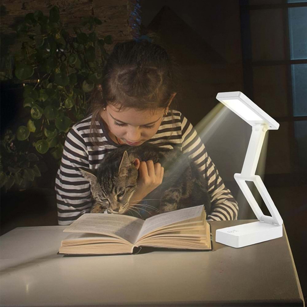 Greentech Masaüstü Şarjlı Katlanabilir Portatif LED Aydınlatma / GT-CL11P