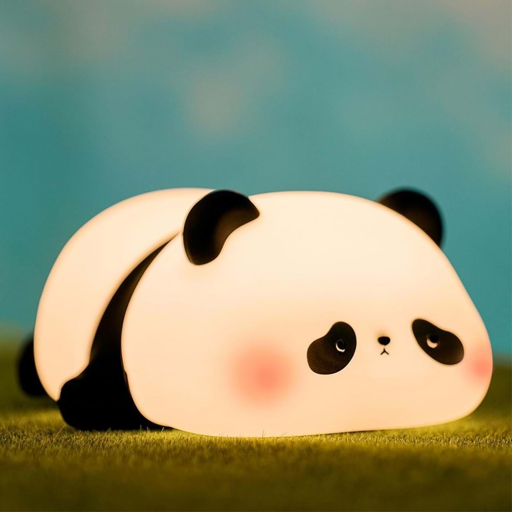 Greentech Dokunmatik Silikon Panda Gece Lambası / GT-CL17