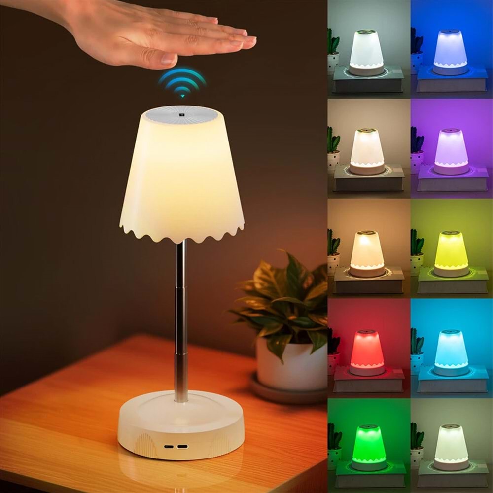 Greentech Sensörlü Şarjlı Masa ve Gece Lambası / GT-CL53