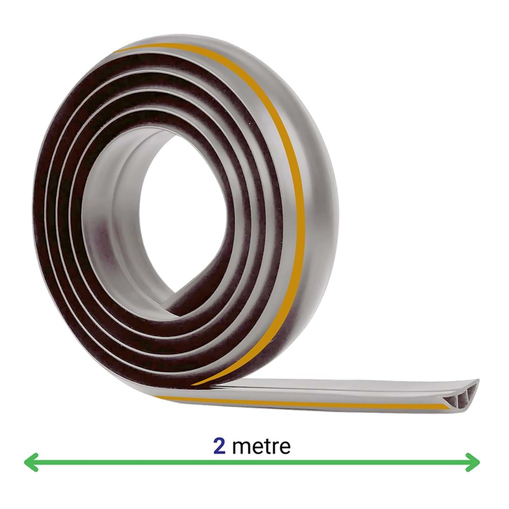 Greentech Esnek Kablo Kanalı Gri / GT-KK09