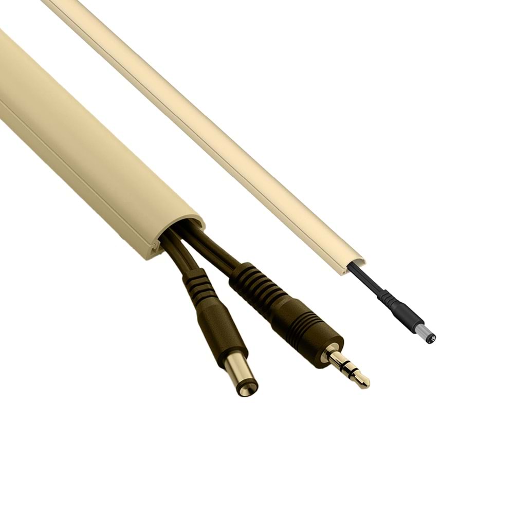 Greentech Esnek Kablo Kanalı KREM / GT-KK12