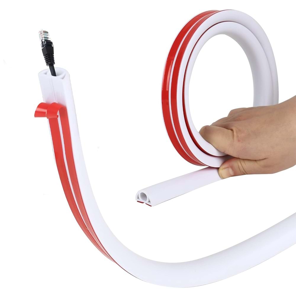 Greentech Esnek Kablo Kanalı KREM / GT-KK13