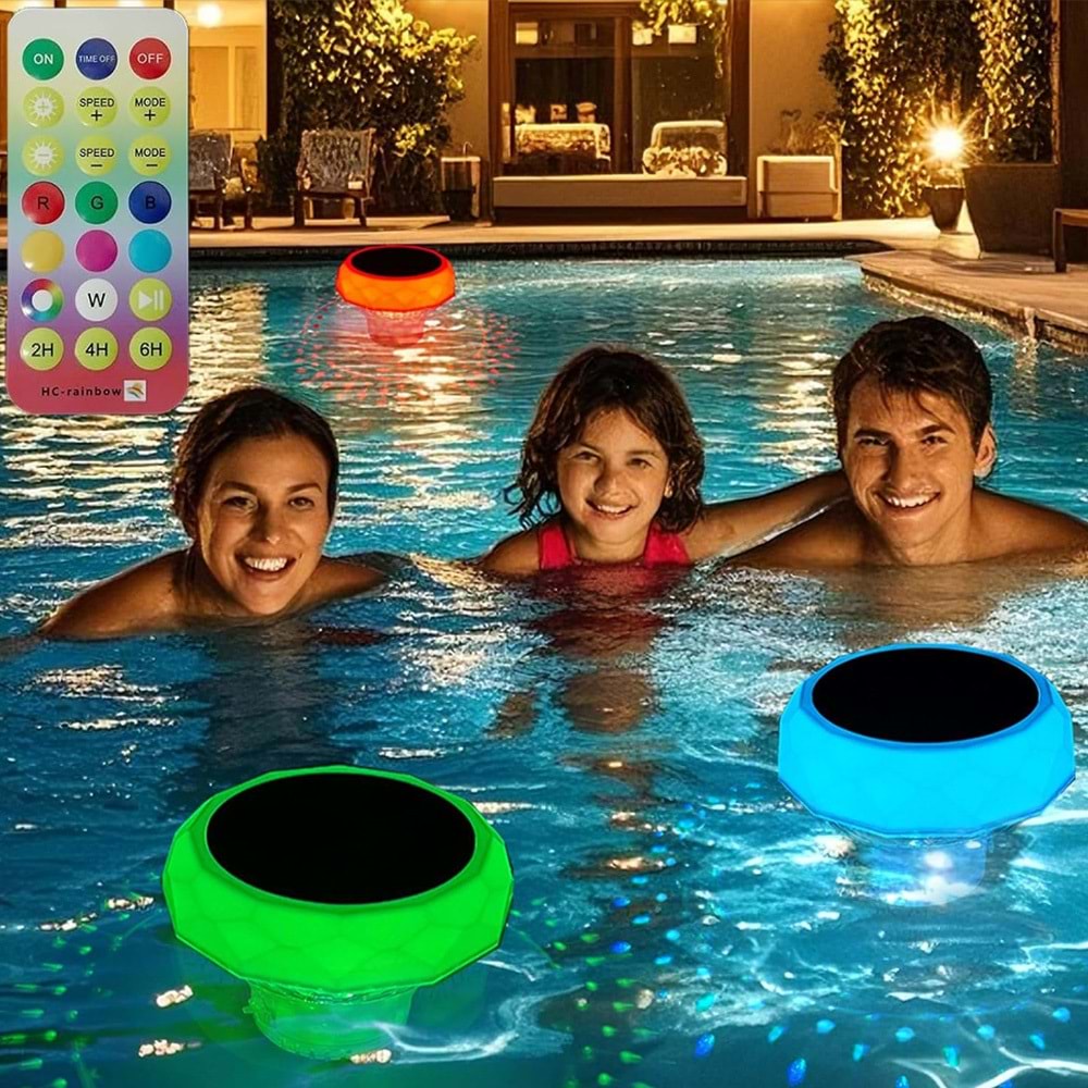 Greentech Güneş Enerjili Havuz LED Aydınlatma 1 Adet/GT-PL02