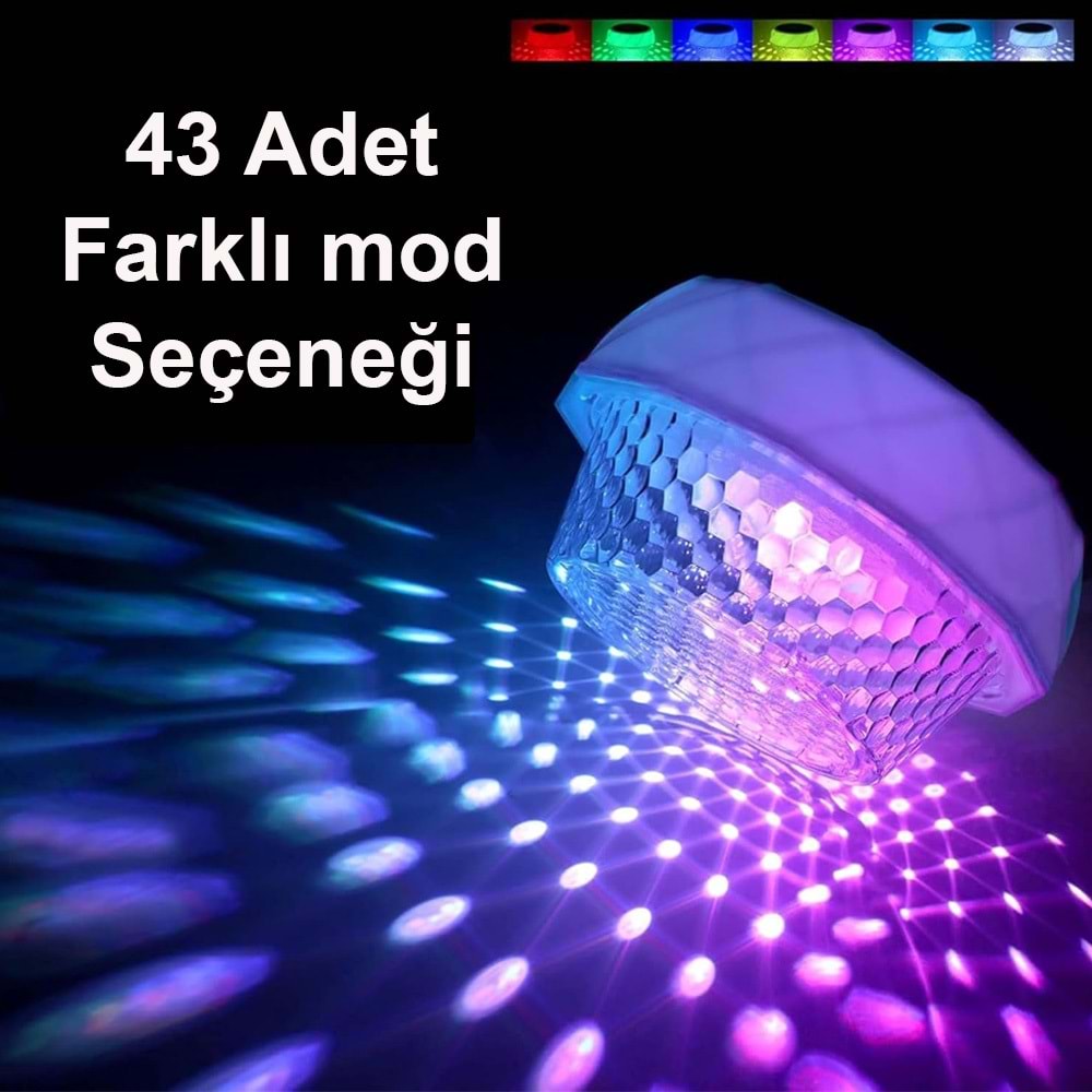 Greentech Güneş Enerjili Havuz LED Aydınlatma 1 Adet/GT-PL02