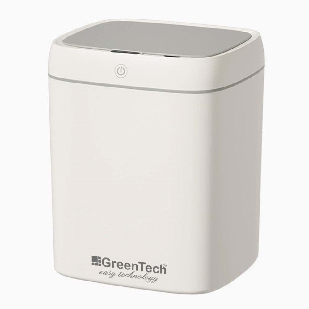 Greentech Sensörlü 12 Litre Çöp Kovası (Şarj Edilebilir Lityum Pilli) / GT-SC14
