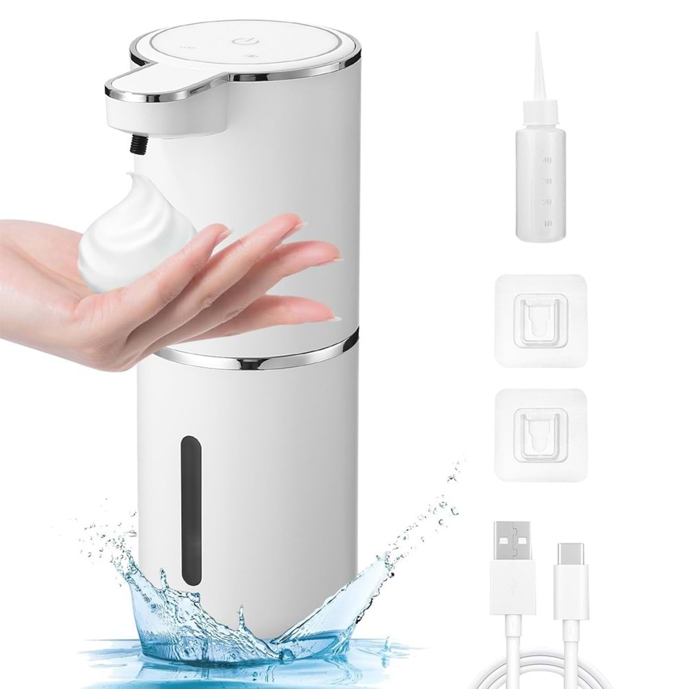 Greentech Sensörlü USB Şarjlı Köpük Sabunluk / GT-SD03