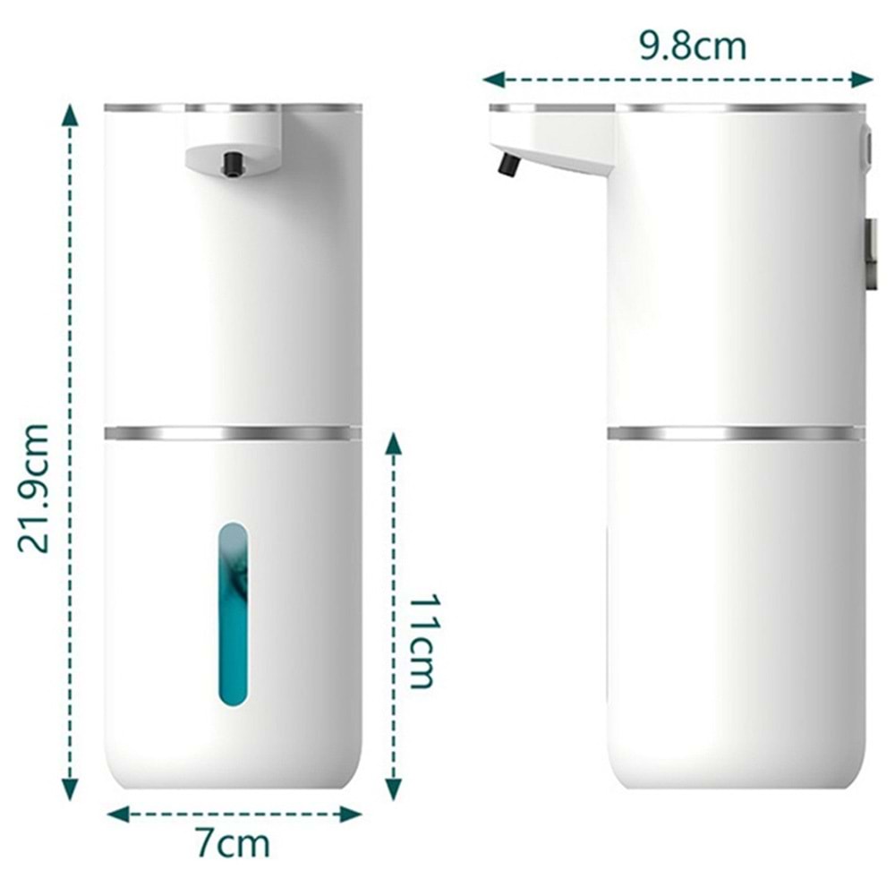 Greentech Sensörlü USB Şarjlı Köpük Sabunluk / GT-SD03