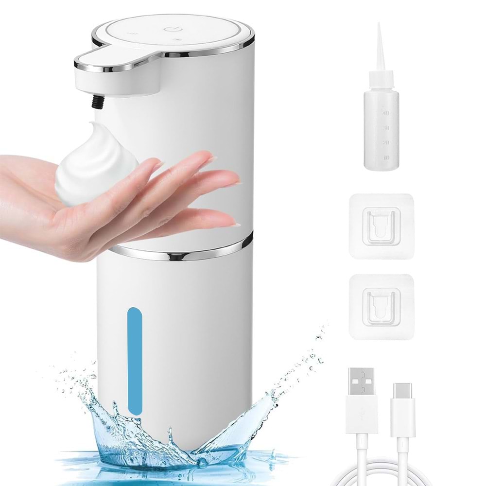 Greentech Sensörlü USB Şarjlı Köpük Sabunluk / GT-SD03