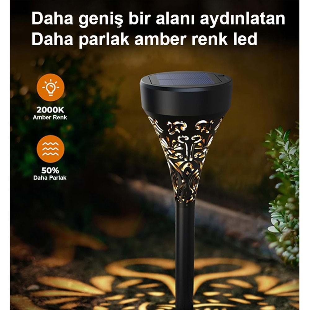 Greentech Güneş Enerjili Bahçe / Çim Aydınlatma 6 Adet / GT-SL17N