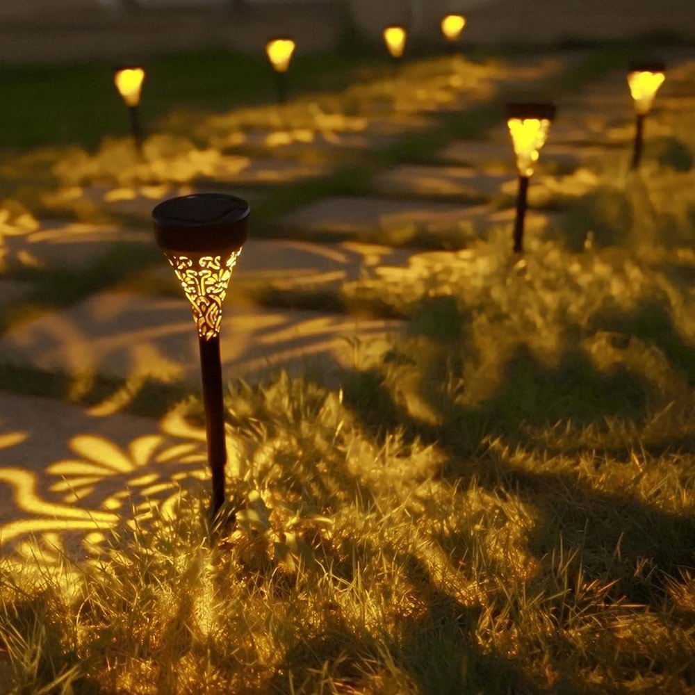 Greentech Güneş Enerjili Bahçe / Çim Aydınlatma 6 Adet / GT-SL17N