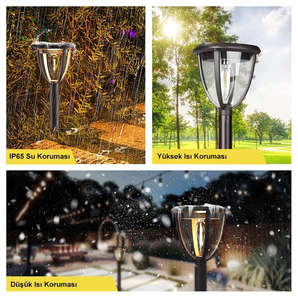 Güneş Enerjili Led Aydınlatma (2 Adet) / GT-SL21