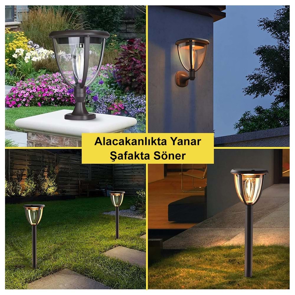 Güneş Enerjili Led Aydınlatma (2 Adet) / GT-SL21