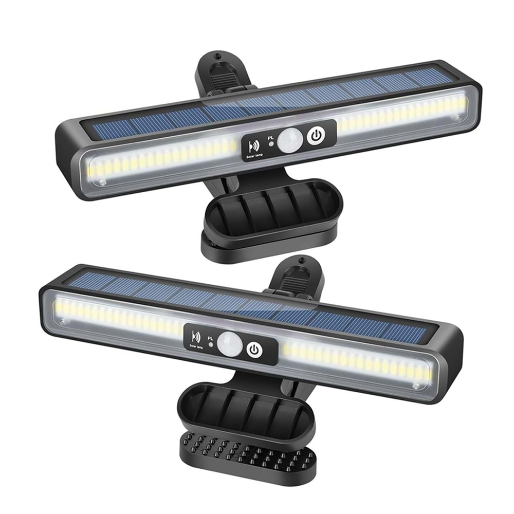 Greentech Güneş Enerjili Hareket Sensörlü Mandallı LED Aydınlatma / GT-SL29