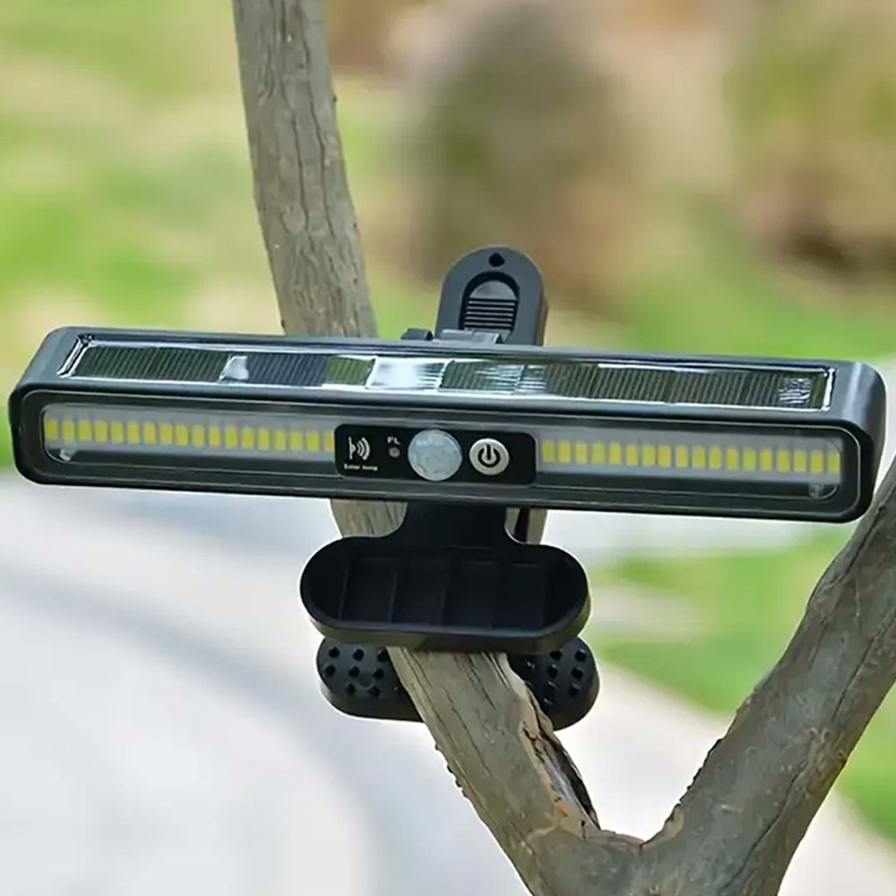 Greentech Güneş Enerjili Hareket Sensörlü Mandallı LED Aydınlatma / GT-SL29
