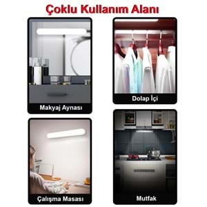 Greentech Usb Şarjlı 3 Renk Işıklı Led Aydınlatma / GT-CL03-3 Adet