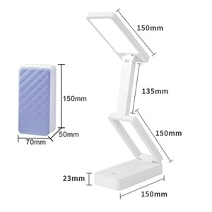 Greentech Masaüstü Şarjlı Katlanabilir Portatif LED Aydınlatma / GT-CL11P