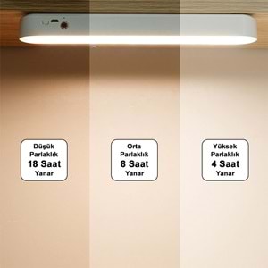Greentech Şarjlı 3 Renk Portatif LED Aydınlatma / GT-CL12