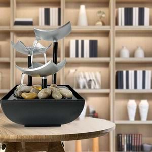 Greentech Dekoratif Masaüstü Işıklı Mini Şelale GT-DF01