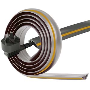 Greentech Esnek Kablo Kanalı Gri / GT-KK09