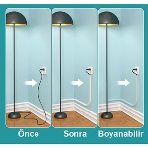 Greentech Esnek Kablo Kanalı KREM / GT-KK13