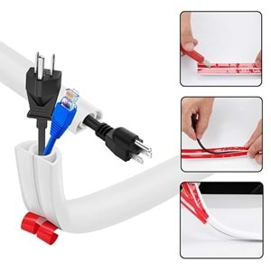 Greentech Esnek Kablo Kanalı KREM / GT-KK13