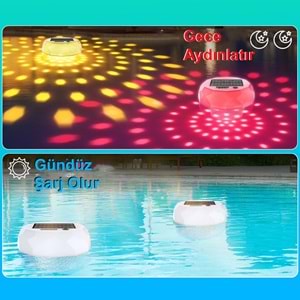 Greentech Güneş Enerjili Kumandalı Havuz LED Aydınlatma 1 ADET/GT-PL03