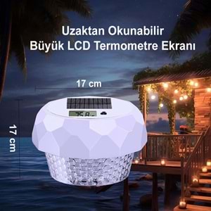 Greentech Güneş Enerjili Kumandalı Havuz LED Aydınlatma 1 ADET/GT-PL03