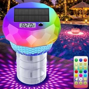 Greentech Güneş Enerjili Kumandalı Havuz LED Aydınlatma 1 ADET/GT-PL04