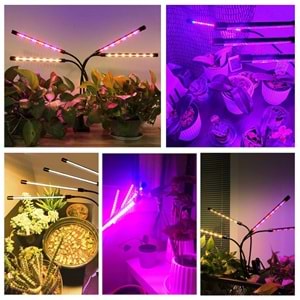 Greentech Bitki Büyütme Lambası Tam Spectrumlu 4 Başlı / GT-PL22