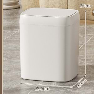 Greentech Sensörlü 12 Litre Çöp Kovası (Şarj Edilebilir Lityum Pilli) / GT-SC14