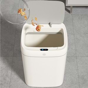 Greentech Sensörlü 12 Litre Çöp Kovası (Şarj Edilebilir Lityum Pilli) / GT-SC14