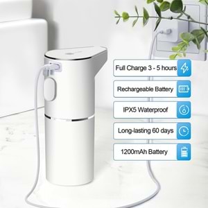 Greentech Sensörlü USB Şarjlı Köpük Sabunluk / GT-SD01