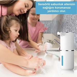 Greentech Sensörlü USB Şarjlı Köpük Sabunluk / GT-SD03