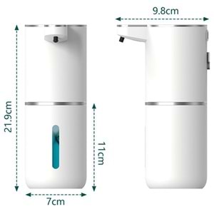Greentech Sensörlü USB Şarjlı Köpük Sabunluk / GT-SD03