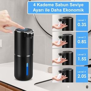 Greentech Sensörlü USB Şarjlı Köpük Sabunluk / GT-SD03S