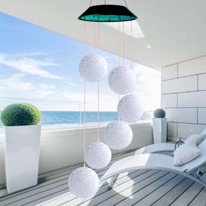 Greentech Güneş Enerjili Renk Geçişli Kristal Top Aydınlatma / GT-SL10