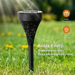 Greentech Güneş Enerjili Bahçe / Çim Aydınlatma 6 Adet / GT-SL17N