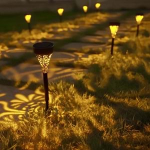 Greentech Güneş Enerjili Bahçe / Çim Aydınlatma 6 Adet / GT-SL17N