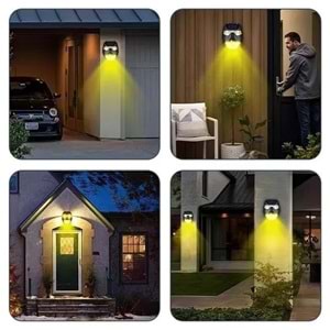 Greentech Güneş Enerjili - Yüz Görünümlü Led Aydınlatma / GT-SL19