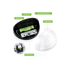 Greentech Güneş Enerjili Duvar ve Çit LED Aydınlatma / GT-SL23