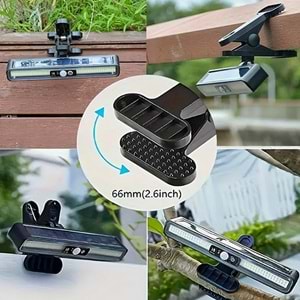 Greentech Güneş Enerjili Hareket Sensörlü Mandallı LED Aydınlatma / GT-SL29