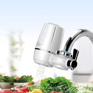 Greentech Water Aktive Edilmiş Karbon Filtreli Musluk Ucu Arıtıcı / 3 Adet Karbon Filtreli Kartuş /