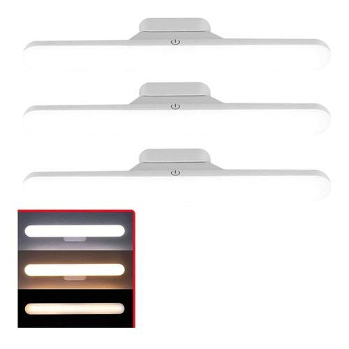 Greentech Usb Şarjlı 3 Renk Işıklı Led Aydınlatma / GT-CL03-3 Adet