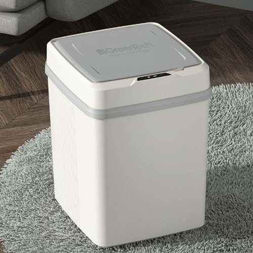 Sensörlü 12 Litre Çöp Kovası (Şarj Edilebilir Lityum Pilli) / GT-SC01