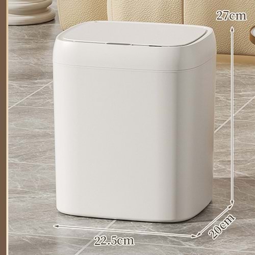 Greentech Sensörlü 12 Litre Çöp Kovası (Şarj Edilebilir Lityum Pilli) / GT-SC14