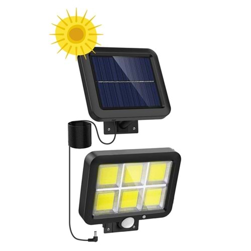 Greentech Güneş Enerjili 120 Cob Led Aydınlatma / GT-SL09