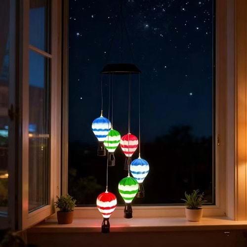 Greentech Güneş Enerjili Dekoratif Kapadokya Balonları / GT-SL41