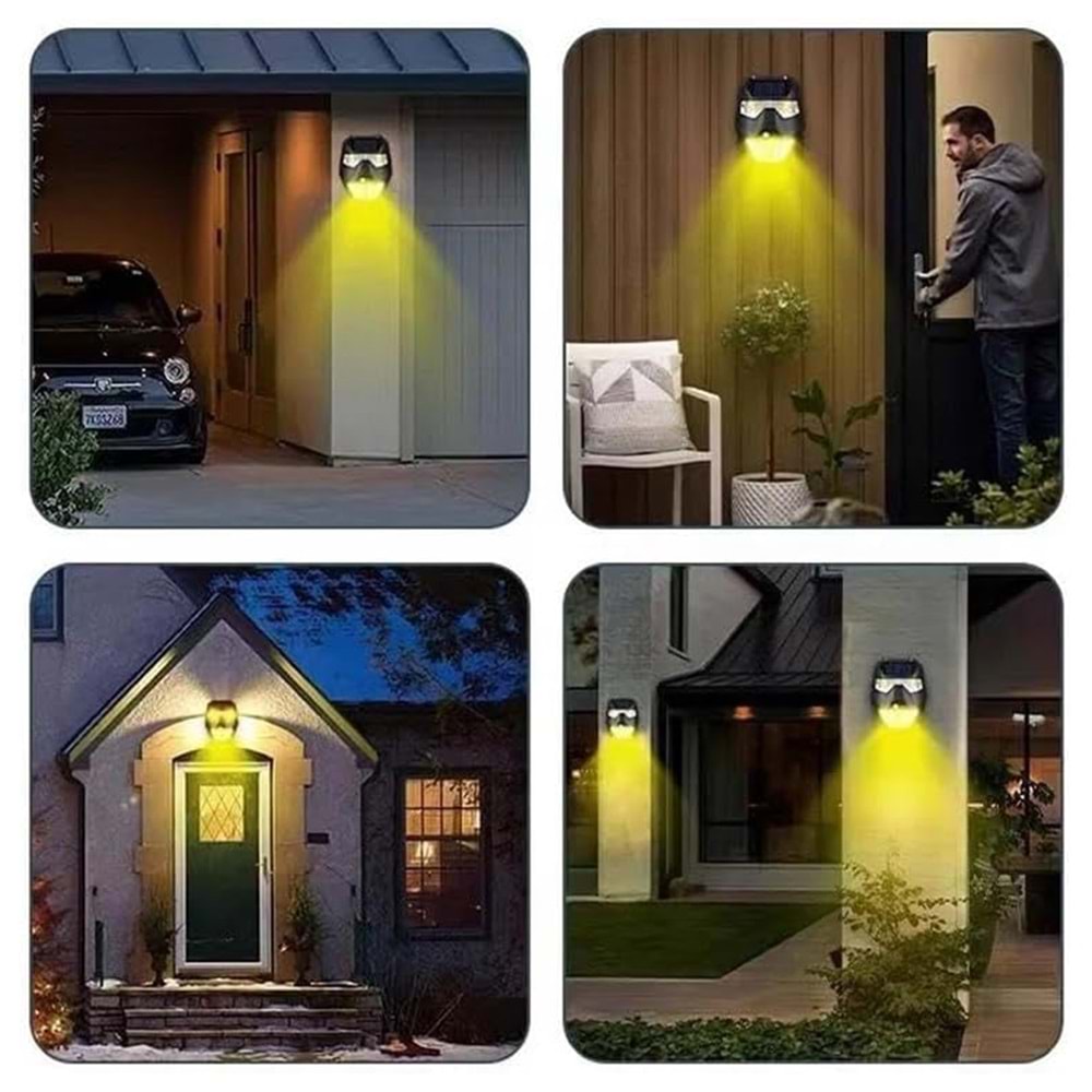 Greentech Güneş Enerjili - Yüz Görünümlü Led Aydınlatma / GT-SL19