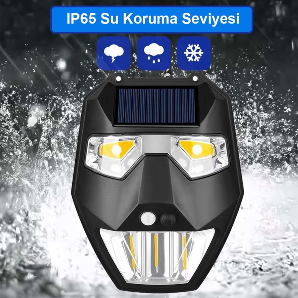 Greentech Güneş Enerjili - Yüz Görünümlü Led Aydınlatma / GT-SL19
