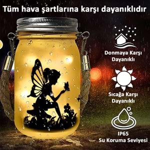Greentech Güneş Enerjili Dekoratif LED Fener / Askılı Bahçe Feneri / Bahçe Dek. Feneri / GT-SL28
